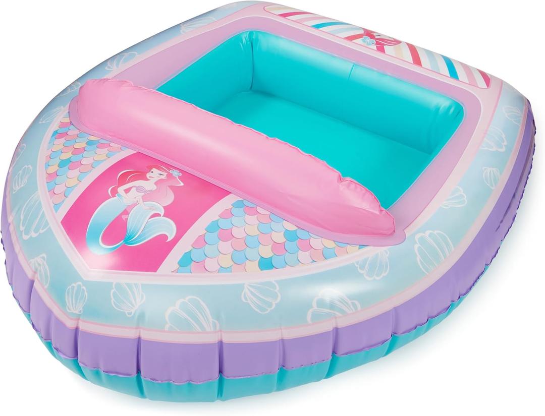 Swimways Disney Princess Ariel Inflatable Water Boat Vehicle for Kids Ages 3+