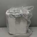 JOYMOOP Mop and Bucket with Wringer Set, Flat Squeeze Mop Flat Head, Dust Mops for Wall Cleaner with Long Handle, Hands-Free Microfiber Mops for Floor Cleaning - White (Large White Bucket #2 + 60" Flat Mop + 4 Pads)