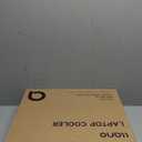 llano V12 Ultra Laptop Cooling Pad with Smart Software Control, RGB Gaming Laptop Fan Cooler Stand, 5.5" Turbo Fan, Adjustable Speed, 3*USB 3.0 Ports, 3 Height Stands, for 15.6"-19" Laptops, Black