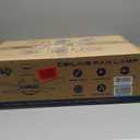 52 Inch Farmhouse Ceiling Fan with Light and Remote, Black Industrial Caged Flush Mount Ceiling Fans with 6 Speed Reversible Motor and Dual Finish 5 Blades, Rustic Ceiling Fan for Living room, Bedroom