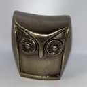HD Designs Aluminum Owl Gold 3.6 Inches Home Decor Desk Table Shelf Figure
