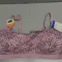 Warner's Women's Cloud 9 Super Soft Wireless Lift Convertible Comfort Bra Rn1041a (X-Large, Lilac Petals Print)