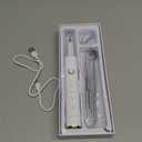 Dog Plaque Tartar Remover, Electric Toothbrush Teeth Cleaner Dental Care Kit for Dogs Cats- 5 Modes LED IPX6 Waterproof Auto-Stop Gum Protection USB Charge, 3 Brush Heads, Pet Teeth Cleaning Tools