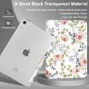 MecBevia Case Compatible with iPad Air 11-inch M4 2026 / M3 2025 / M2 2024, Hard PC Back Cover with Auto Wake/Sleep, Vintage Bloom