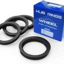 WHEEL CONNECT Hub Centric Rings, 106 to 78.1, Set of 4, ABS Plastic Hubrings, O.D:106 (106.1) - I.D:78.1mm.