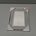 Malden International Designs 4x6 Gray Suede Picture Frame Quality PS Moulding Silver
