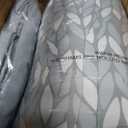 Amazon Basics Twin/Twin XL Comforter Bedding Set with Printed Sheets, 5-Piece, Gray Leaf, Lightweight Microfiber Bed-in-a-Bag, Machine Washable