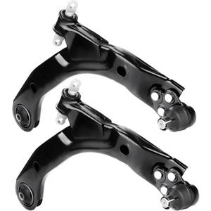 2 PCS Front Lower Control Arm with Ball Joint for Chevy Cobalt 2005-2010, HHR 2006-2011, for Pontiac G5 07-10, Pursuit 05-06, for Saturn Ion 03-07 Passenger Driver Side Suspension Kit K620301 K620302