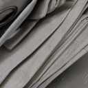 Cream Linen Blackout Curtains 78 Length 2 Panels Set for Living Room Bedroom, 100% Black Out Thermal Insulated Linen Drapes, Room Darkening Grommet Curtains 78 Inches Long Natural Beige