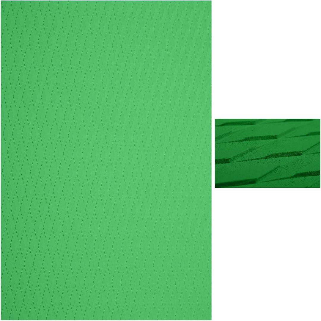 Abahub Non-Slip Traction Pad 1/2 Pieces Deck Grip Mat 30in x 20in Trimmable EVA Sheet for Boat Kayak Skimboard Surfboard SUP Black/Gray/White/Green/Navy Blue/Orange