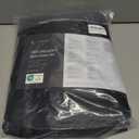 LuxClub 4 PC Sheet Set Bed Sheets Deep Pockets 18" Eco Friendly Wrinkle Free Cooling Machine Washable Hotel Bedding Silky Soft - Black Queen