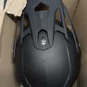 GLX GX23 Dirt Bike/Motocross Helmet - Matte Black, X-Large - DOT Approved (Black, L)