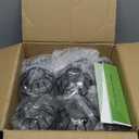 Baocuz 4-Light Kitchen Light Fixtures Ceiling Mount, Adjustable Multi-Directional Black Flush Mount Ceiling Light Fixture, Farmhouse Metal Cage Ceiling Lights for Dining Room Entryway Hallway