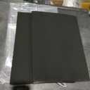 Black Polyurethane Foam Inserts for Cases, 2 Pcs 16 x 12 x 0.5 Inch, Cuttable Packing Padding for Tool Box, Camera, Crafts and Storage
