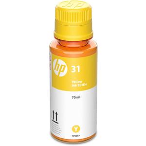 HP 31 | Ink Bottle | Yellow |Up to 8,000 pages per bottle|Works with HP Smart Tank Plus 651 and Smart Tank Plus 551 | 1VU28AN | HP 31 | Ink Bottle | Yellow |Up to 8,000 pages per bottle|Works with HP Smart Tank Plus 651 and Smart Tank Plus 551 | 1VU28AN |