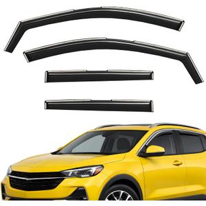 Extra Durable Window Deflectors in-Channel Window Visors Rain Guards Fit for Buick Encore GX 2020-2026, Sun Visors, Wind Vent for Shades, Exterior Car Accessories - 4 pcs. AG1034