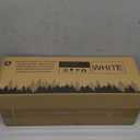 RICHER HOUSE White Floating Shelves Set of 3, Modern Bathroom Shelves Wall Mounted Shelves for Wall Decor, Over Toilet White Wall Shelves for Bathroom Bedroom, Living Room, Kitchen (2+1)