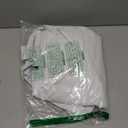 H.VERSAILTEX Linen Blackout Curtains 45 Inches Long 100% Blackout Thermal Insulated Textured Linen Look Curtain Draperies Anti-Rust Grommet, Energy Saving with White Liner, 2 Panels, Bright White, Size: 52"W x 45"L (Pack of 2)