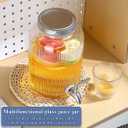 Evanda Drink Dispenser For Parties, 1 Gallon Beverage Dispenser for Various Parties and Social Events with Leak-Proof Stainless Steel Faucets, Spigot