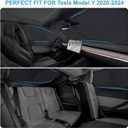 XCBYT 2020-2024 Model Y Full Coverage Window Shades | 6-Layer Blackout Insulated Sun & UV Protection | Custom Fit Privacy Covers for Camping, Sleeping & Car Living (8 PCS)