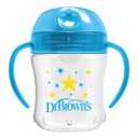 Dr. Brown's Milestones Soft Spout Sippy Cup with Handles, BPA-Free, Blue Star