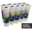 Reli. Masking Film, 10 Rolls Bulk (90' x 72") | Masking Plastic Film for Painting, Automotive | Hand-Masker Plastic (10 Pack)