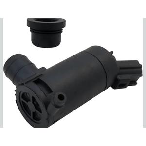 Premium 12V Windshield Washer Pump for Ford 1999-2007 Mustang,with Rubber Grommet Replaces 7R33-17664-DA, 7L8Z-17664-A, F6SZ-17664-A