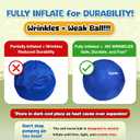25" Herding Ball for Dogs, for Australian Shepherd, for Cattle, for Border Collie, for Blue Heelers & Other Medium to Large Dogs, Herding Dog Ball, Herding Dog Toys, Horse Ball - Blue