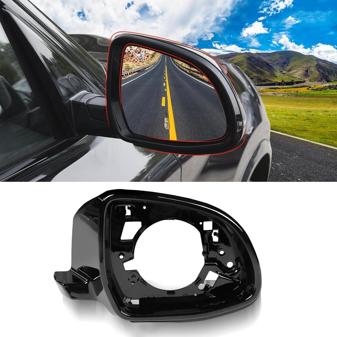 Jaronx Compatible with BMW Side Mirror Housing Frame X3 G01 2018-2024/X4 G02 2019-2023/X5 G05 2019-2024/X6 G06 2020-2024/X7 G07 2019-2024, Right Side Mirror Cover Supporting Ring for BMW 51167468242
