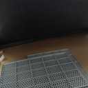 HQ4us Dog Pee Pad Holder Tray with Grate 45”×34”, Large Dog Litter Box Toilet, Puppy Pee Pad Holder, Less Mess, Dog Potty Indoor Outdoor for Balcony