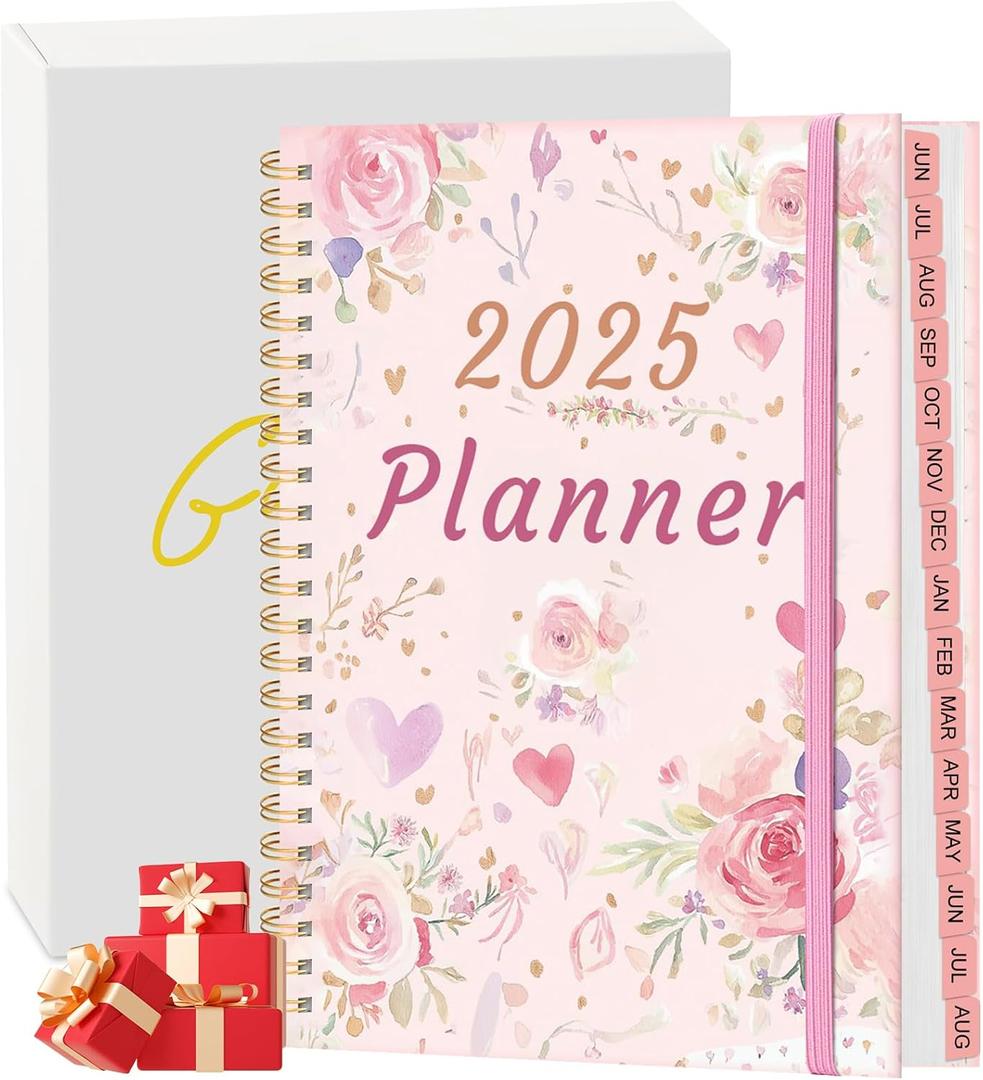 2 x 2026 Planner for Women - Weekly and Monthly Planner 2025-2026, Use Now Through Aug 2026, Daily Academic Calendar Planner Book, with Inner Pocket Gift Box, Perfect for Office Home School- A5 (6.1" x 8.3")