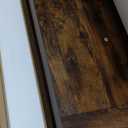 Large End Table Square Side Table Modern Sofa Table 20 Inch Industrial Coffee Table NightStand with 2-Tier Storage Shelf for Living Room Bedroom Rustic Brown MLBZ06R