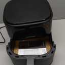 Chefman Air Fryer  6 QT Compact Airfryer for Quick & Easy Meals in Minutes, Features Hi-Fry Technology for Extra Crisp, Touchscreen Controls with 4 Presets, Nonstick & Dishwasher Safe Basket - Black