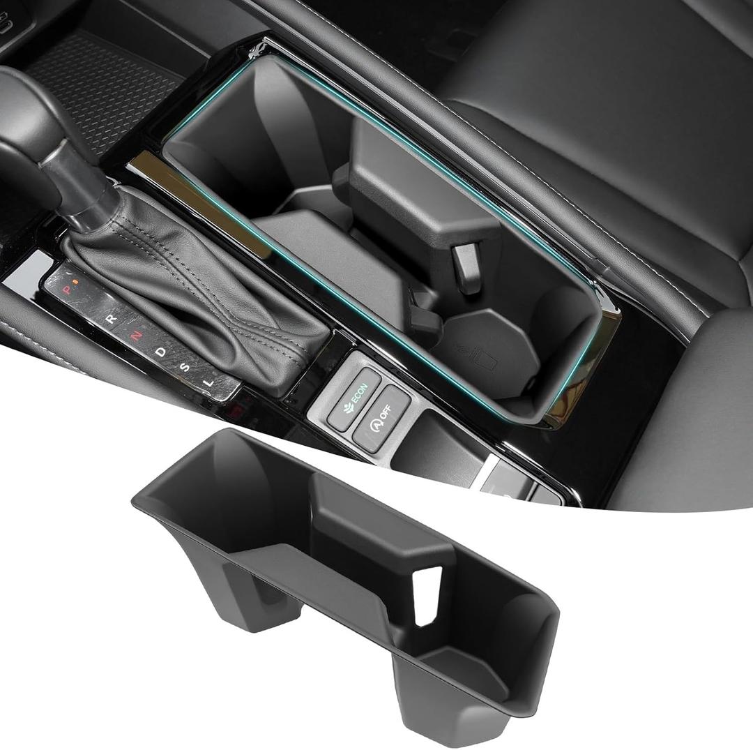 Cup Holder Compatible with 2023 2024 2025 Honda Accord LX EX Sport EX-L Sport-L Touring Hybrid, Noise-Free Water & Dust Proof TPE Insert Console Drink Holder for 2023-2025 Accord Accessories
