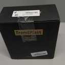 TrendPlain - Original 16oz/470ml Olive Oil Dispenser Bottle for Kitchen Gadgets and Air Fryer Accessories - Olive Oil Sprayer for Cooking w/Stickers - Black&Green