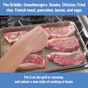Misen Stainless Steel Roasting Pan with Handles - Versatile 5-Ply Design, Easy Grip Handles, Multi-Functional Cooking, Ideal for Baking, Searing, & Roasting, Superior Heat Conduction, Premium - 18"