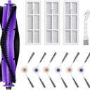 Replacement Kit Compatible with Narwal Freo Robot Vacuum | 1 Roller Brush, 3 HEPA Filters, 6 Side Brushes | Durable Accessories for Enhanced Cleaning Performance