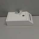 Metal Locking Mailbox Wall Mounted RustMail Case Lockable Mail Letterbox Suggestion Box for Home Office Outdoor Door, 10.24 x 5.71 x 2.75 Inch (White)