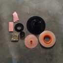 4 Inch Shower Drain Flange Kit Compatible with Schluter Kerdi Systems Shower Drain with Flange, Shower Floor Drain Kit, 304 Stainless Steel Grate & 2" ABS Flanges, Sliver Color