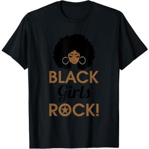 Black Girl Rock Gift Black History Month T-Shirt S