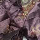 SLOW SOUL Set of 2 Panels Embroidered Birds Sheer Curtains for Living Room Bedroom Dining Room Curtains & Drapes High-end Curtain with Rod Pocket Purple Tulle 49W X 102L inch