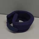 Velpeau Neck Brace for Neck Pain and Support -Soft Cervical Collar for Sleeping in Bed, Snoozing, Sleeping Upright, Anti-Snoring, Sleep Apnea for Women & Men (Blue, Comfort Version, L: 14-16.5"/3.3")