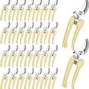 Chumia 30 Garden Flower Shears Pruning Scissors Heavy Duty Plant Scissors Trimming Garden Clippers Hand Tree Pruner for Yard Gardening Plants Hedge Flower Tree Cutting Secateurs (Beige)