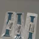 STG Sport Band Compatible with Apple Watch 38mm 40mm 42mm 44mm, Soft Silicone Slim Thin Narrow Replacement Strap Compatible for iWatch SE Series 6/5/4/3/2/1 (Cactus, 42/44mm), Set of 3