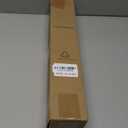 Modern Brown Curtain Rods for Windows 28 to 48 Inches Adjustable Length Heavy Duty 1" Diameter Window Curtain Rod with Decorative Finials for Outdoor Bedroom Kitchen Living Room