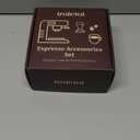 7 PCS Espresso Accessories Kit: 51mm Espresso Tamper, Coffee Distributor, Puck Screen, Dosing Funnel and WDT Tool, Premium Espresso Tool Set Fits Delonghi 51mm Machines and Portafilter