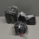 Trideer Exercise Ball for Office Desk, Yoga Ball Chair to Relieve Back Pain, Stability & Fitness Ball Seat with Base, Home Gym Core Workout, Abs, Stretching & Therapy (XL(27-30ines/68-75cm), Black)