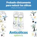 Dr. Brown's Anti-Colic Options + Wide-Neck Baby Bottle Designer Edition Dino Decos, 9oz/270mL, Level 1 Slow Flow Nipple, BPA-Free, 0m+, 2-Pack