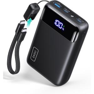 INIU Portable Charger, Smallest 22.5W 20000mAh USB C in & Out Power Bank Fast Charging, PD 3.0+QC 4.0 LED Display Phone Battery Pack Compatible with iPhone 17 16 15 14 Pro Samsung S24 Google iPad etc
