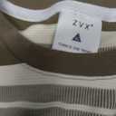 ZVX Striped Long Sleeved T-Shirt for Men Spring Casual T-Shirt for Men Retro Autumn Pullover Stripe tee Shirt, XL